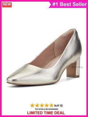 Rockport Total Motion Merida Block Heel Pump 2.25 in. Square Toe